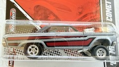 Hot Wheels Garage FORD ’65 Mercury Comet Cyclone Set Silver & PSYCHO PSYCLONE RR