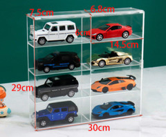 1:32 Car Model Storage Box Case Display Shelf Acrylic Dustproof Door Waterproof