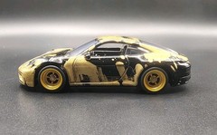 *Custom Hot Wheels* Porsche 911 Carrera T 1/64 “Gilded Chaos” By NoScalpCustoms