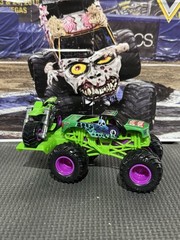 Monster Jam Grave Digger Dirtbike Hauler Loose Walmart Truck HTF 1/64 Diecast