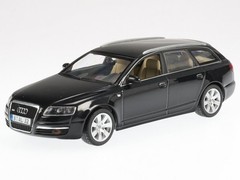 Audi A6 C6 Avant phantomblack diecast model car Minichamps 1/43
