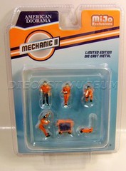 MECHANIC II FIGURES SET DIE CAST METAL 1:64 SCALE AMERICAN DIORAMA MIJO 2020