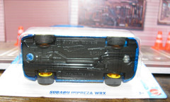 2026 Hot Wheels Blue Subaru Impreza WRX, w/Real Riders Wheel Swap