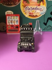 Johnny Lightning Mijo 1980 Toyota Land Cruiser FJ40 TRD Off Road Black LOOSE