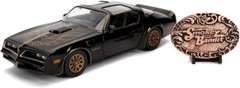 1977 Pontiac Firebird Trans Am Black with Replica Buckle Smokey and The…