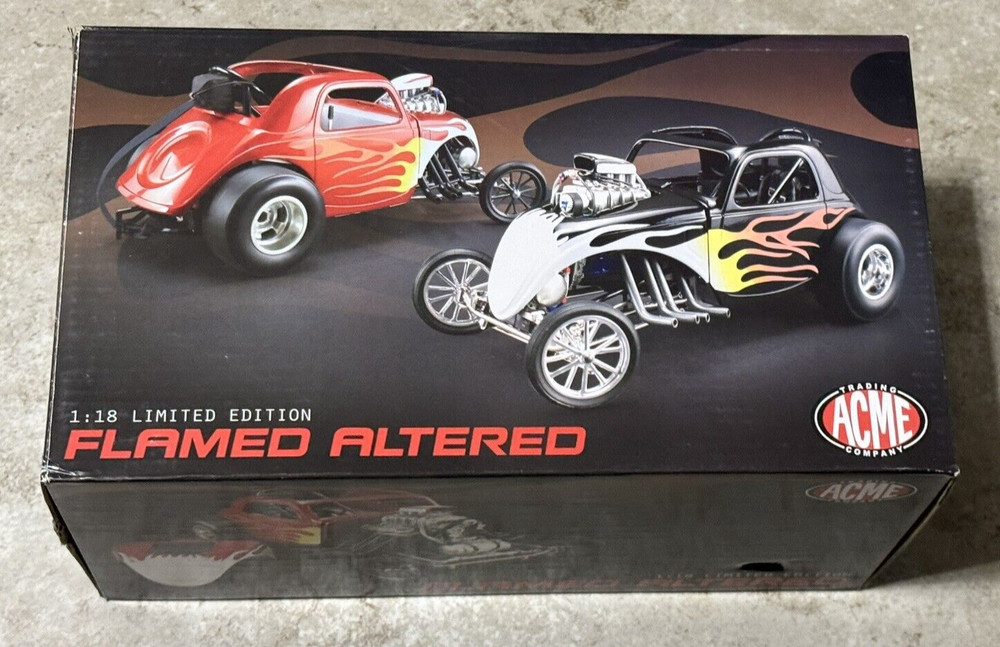 1/18 Acme / GMP FIAT Topolino in Black with flames NEW A1800804