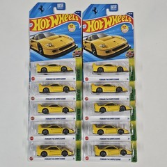 2025 Hot Wheels Ferrari F40 Competizione Lot of 10 Yellow 198/250 Exotics 4/5