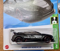 HOT WHEELS Nissan Leaf NISMO RC 02 Kroger Exc Black, Gray, Blue, Red-Lot Of 4