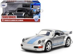 PORSCHE 911 CARRERA RS 3.8 SILVER “TRANSFORMERS” MOVIE 1/32 MODEL JADA 36210