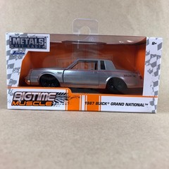 Jada Toys Metals Diecast BigTime Muscle 1987 Buick Grand National 1:32 Silver
