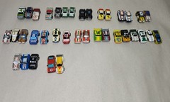 Lot Of 37 Vintage Galoob Micro Machines Race Cars Mainly Stock Cars.