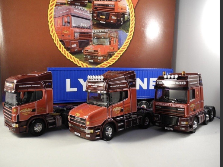 Corgi CC99173 ‘Benton Bros Boston & IMMINGHAM’ Set 1:50 Scale NEW SCANIA Daf