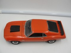 Vintage Adult Built 1970 Ford Mustang Boss 429 1:24 Calypso Coral.