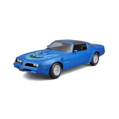Maisto 1:18 Pontiac Firebird Trans Am Blue Diecast Car Model Special Edition