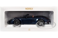 2024 PORSCHE 911 CARRERA S CABRIOLET YACHTING BLUE 1/18 DIECAST BY NOREV 187180