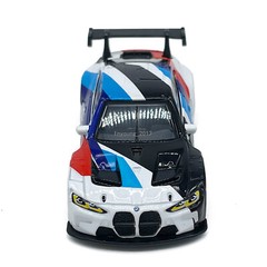1:64 BMW M4 GT3 Model Toy Car Diecast Toy Vehicle for Boys Kids Adults White