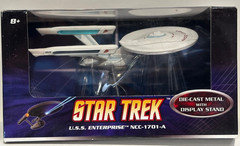 2009 HOT WHEELS STAR TREK U.S.S. ENTERPRISE NCC-1701-A DIECAST W/ DISPLAY 1/50