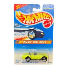 Hot Wheels Roarin’ Rods Series 3/4 Neon Yellow Cobra