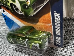 Hot Wheels Heat Fleet 8/10 Tail Dragger 98/244 Green