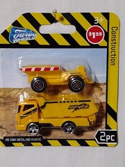 Construction Vehicles Rare 2 pc Diecast Metal and Plastic New in Package