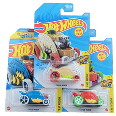 3 CAR-DE-ASADA Hot Wheels HW Fast Foodie TREASURE HUNT Toy Car Taco On Wheels