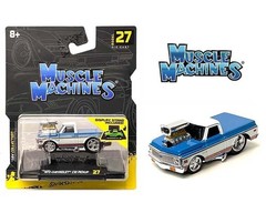 Muscle Machines 1972 Chevrolet C10 Pickup Blue 15567 1/64