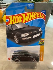 2022 Hot Wheels #228 HW Wagons 5/5 ’94 AUDI AVANT RS2 Black w/Chrome AD Spokes