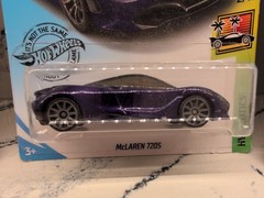 Hot Wheels McLaren Lot Of 4 Speedtail, Senna, 7205, P1, HW Exotics Blue, Purple