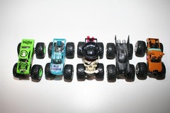 Lot of 5 Hot Wheels 1/24 scale new without box Blue thunder,Batman,Pirates curse