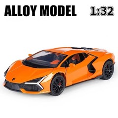 1:32 Lamborghini Revuelto Diecast Model Car w/Sound Light Alloy Toy Gift