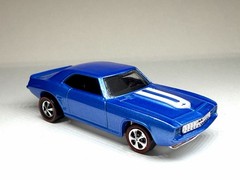 CUSTOM MADE REDLINE HOT WHEELS ’69 CAMARO BLUE 1:64
