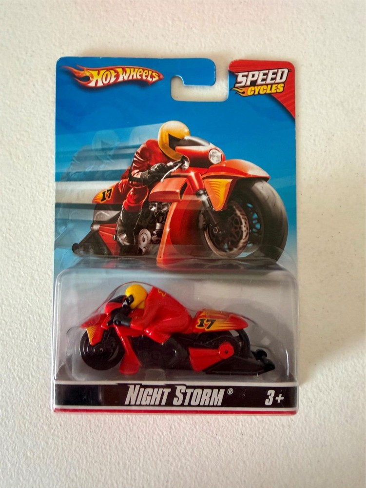 Hot Wheels Speed Cycles Night Storm E7