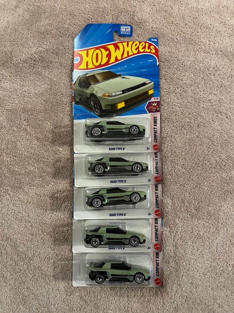 🔥Hot Wheels🔥 Hako Type D – Compact Kings – 1/10 – 78/250 – 2025 – Lot Of 5 New