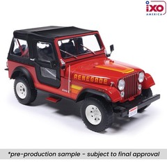 IXO ModelCars 1983 Jeep Renegade 1:24 Scale Diecast U24RDC003