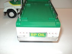 BP Oil Semi-Truck Race Car Carrier Limited Edition 1994 Toy 11 1/2″ Long