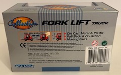 Lot of 10 Welly Forklift Truck Red Orange Yellow Pallet Pullback Action 2010-CW