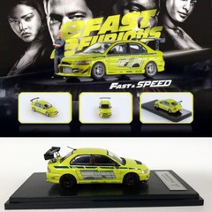 Fast Speed 1:64 Model Car Lancer EVO VII 7 Alloy Die – Cast Vehicle – FNF Green