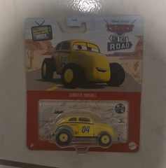 Mattel Disney Pixar Cars On The Road Gerrsten Marshall 1:55 Diecast Yellow/Blue