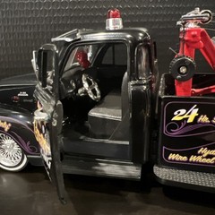 Vintage 2003 Jada Street Low 1953 Chevrolet 3100 Tow Truck Nice Cables/Paint