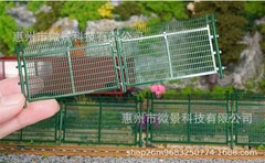 1/64 Scale Simulation Highway Net Factory Wire Fence Scene Sand Table Accessory