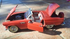 Franklin Mint Precision Models 1956 Ford Thunderbird Die-Cast Car Red