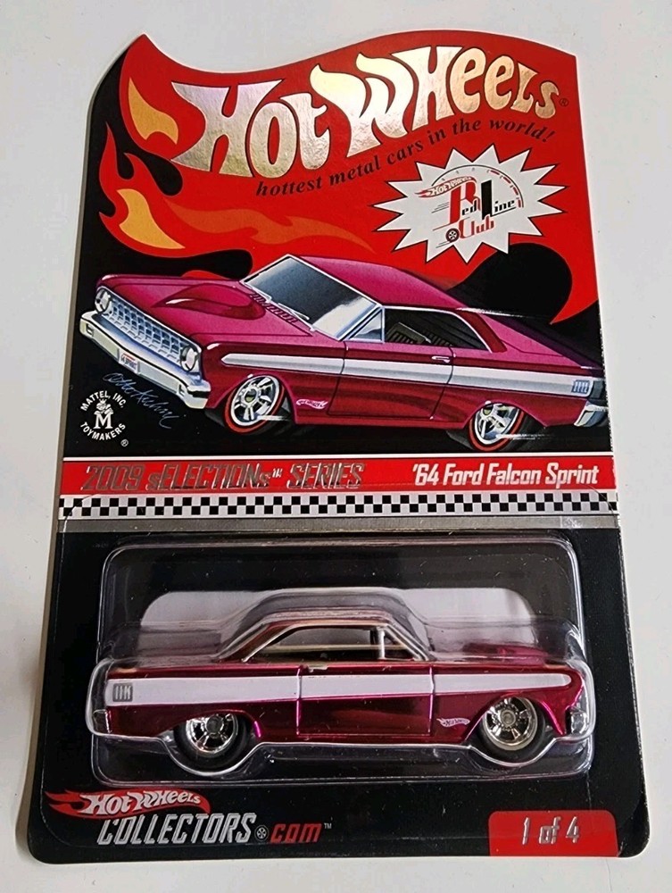 Hot Wheels RLC 2009 Selections Series Pink ‘64 Ford Falcon Sprint 1/64 Diecast