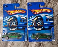 HOT WHEELS 2005 ’69 EL CAMINO KMART COLOR EXCLUSIVE X2 Lot