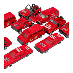 Vintage 10 Vehicle Lot Unbranded Fire Dept Brigade Cars Trucks Jeeps Vans China