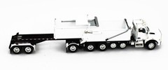 2022 DCP 1:64 *WHITE* Kenworth T880 Rogue Dump Truck & Transfer Dump Trailer NIB