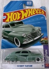 2026 Hot Wheels ’47 Chevy Fleetline Green Layin Low #45/250 + Red Edition Lot2 .