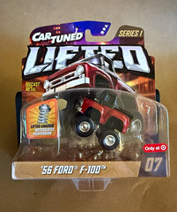 CarTuned Lifted Series 1 ’56 Ford F-100 Target Exclusive #07 Diecast New