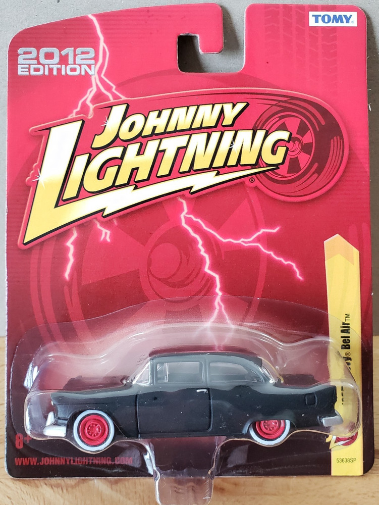 Johnny Lightning 1955 Chevy Bel Air Forever 64 Release 21 Diecast 1:64 Black