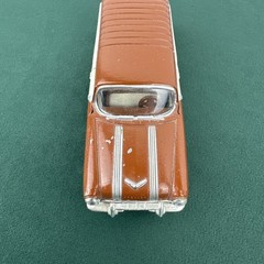Road Champs 1955 Pontiac Safari 2-Door Wagon, Cream & Brown, 1:43, Nice