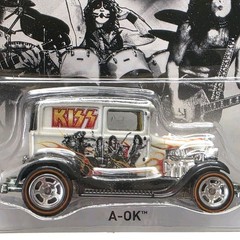 Hot Wheels Pop Culture KISS A-OK 1929 Ford 1:64 Diecast Real Riders Tires 1/64